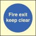 Fire Exit Keep Clear