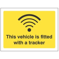 This Vehicle is Fitted with a Tracker