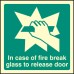 Break Glass to Release Door