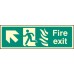 HTM Fire Exit - Arrow Up Left