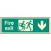 Inclusive Disabled Fire Exit Design - Arrow Down