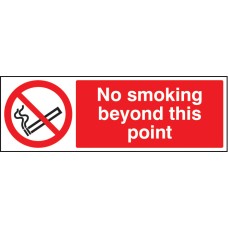 No Smoking Beyond this Point