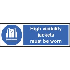 High Visibility Jackets Must be Worn