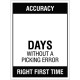 Accuracy - Wipe Clean Board 