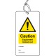 Lockout Tag - Caution - Equipment Locked Out (Pack of 10)