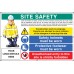 Site Safety - H&S Act - Construction Work - Helmets - Footwear - Unauthorised Entry Forbidden