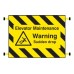 Door Screen Sign - Elevator Maintenance - Warning - Sudden Drop