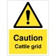 Caution - Cattle Grid