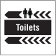 Toilets - Arrow Left - Add a Logo - Site Saver