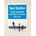 Tool Station Shadow Board with 360mm Magnetic Rail