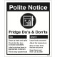 Refrigerator - Do's & Don'ts