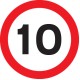 10mph - Class RA1 - Temporary