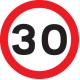 30mph - Class RA1 - Temporary