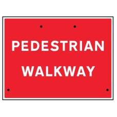 Re-Flex Sign - Pedestrian Walkway