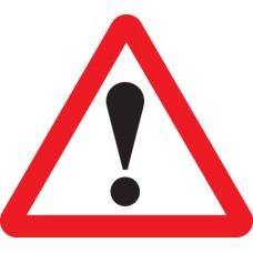 ! - Road Traffic - Exclamation Symbol - Class RA1 - Temporary