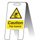 Caution - Trip Hazard - Lightweight Self Standing Sign