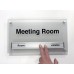 Custom Aluminium Door Message with Slider