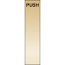 Push - Deluxe Engraved Door Plate