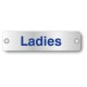 Ladies - Visual Impact - Aluminium Door Sign