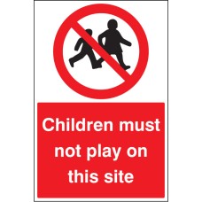 Children Must Not Play On this Site